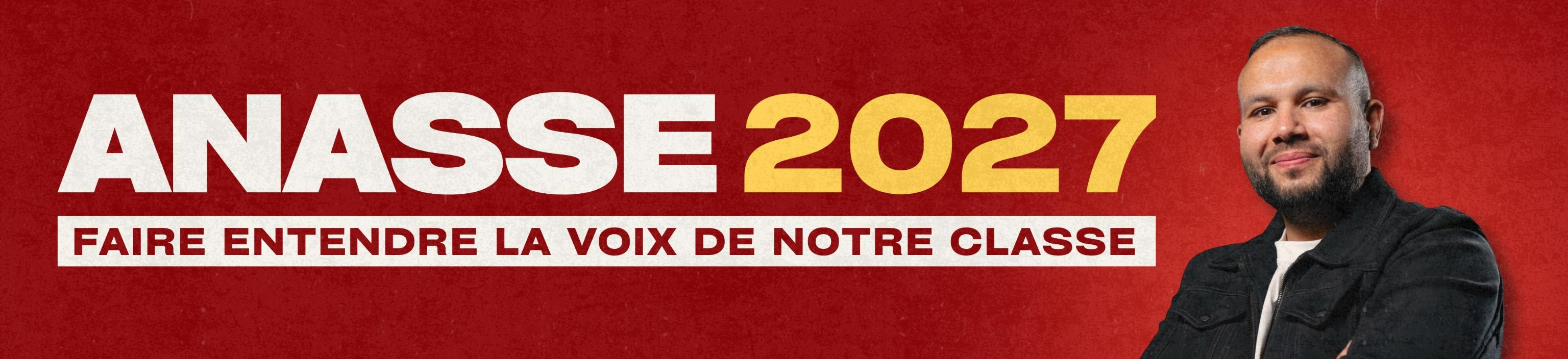 Anasse Kazib — campagne présidentielle 2027